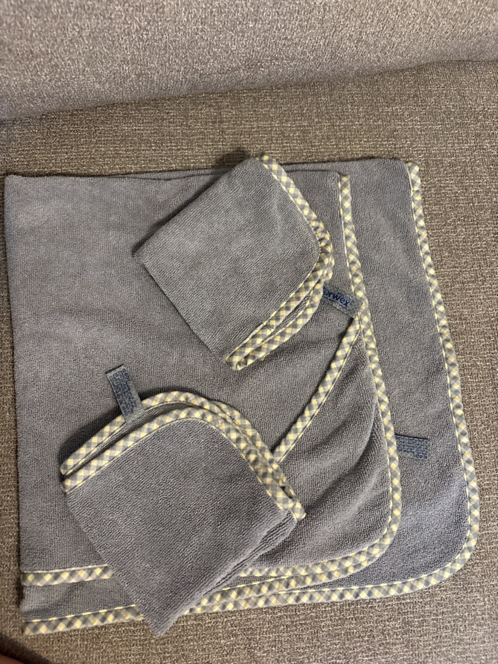 Norwex kids towel and 2 cloths